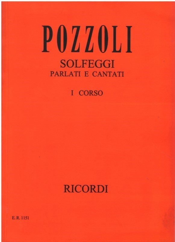 تصویر  POZZOLI (Solfeggi parlati e cantati) (I Corso) (CD) (پوزولي) (سلفژ آوازي و گفتاري) (جلد 1)